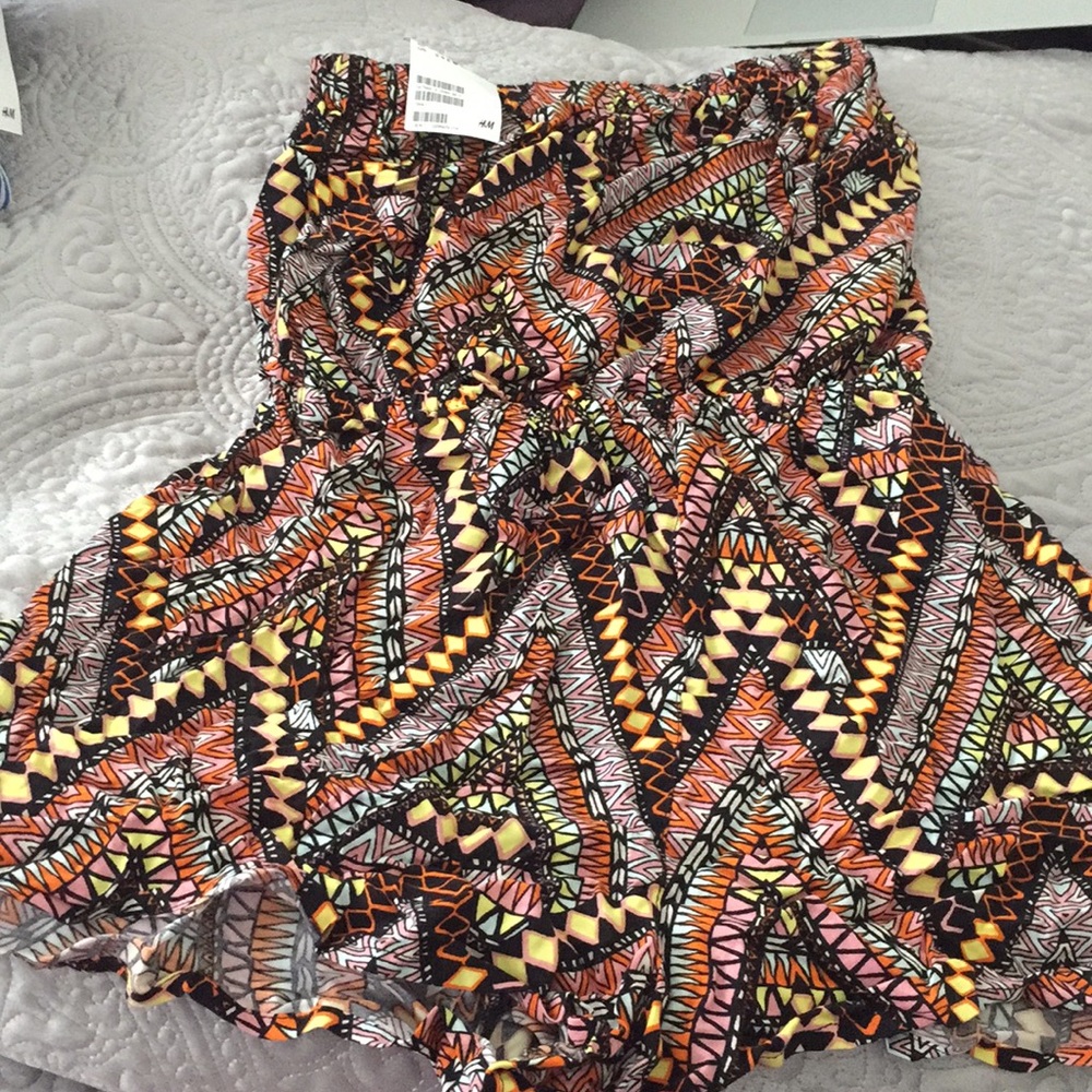 Colorful romper- brand new